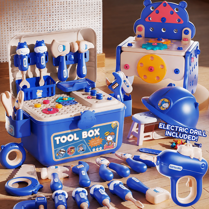 Hippo All-in-one Tool Hub DIY Montessori Tool Box Set