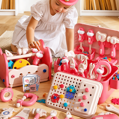 Hippo All-in-one Tool Hub DIY Montessori Tool Box Set