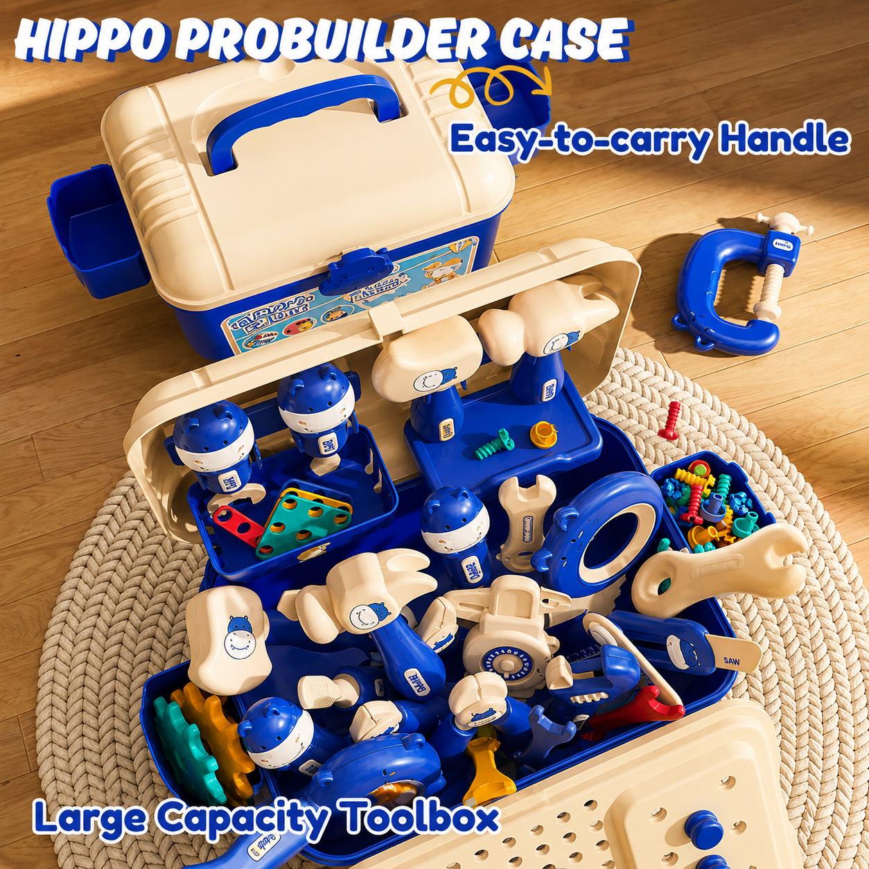 Hippo All-in-one Tool Hub DIY Montessori Tool Box Set