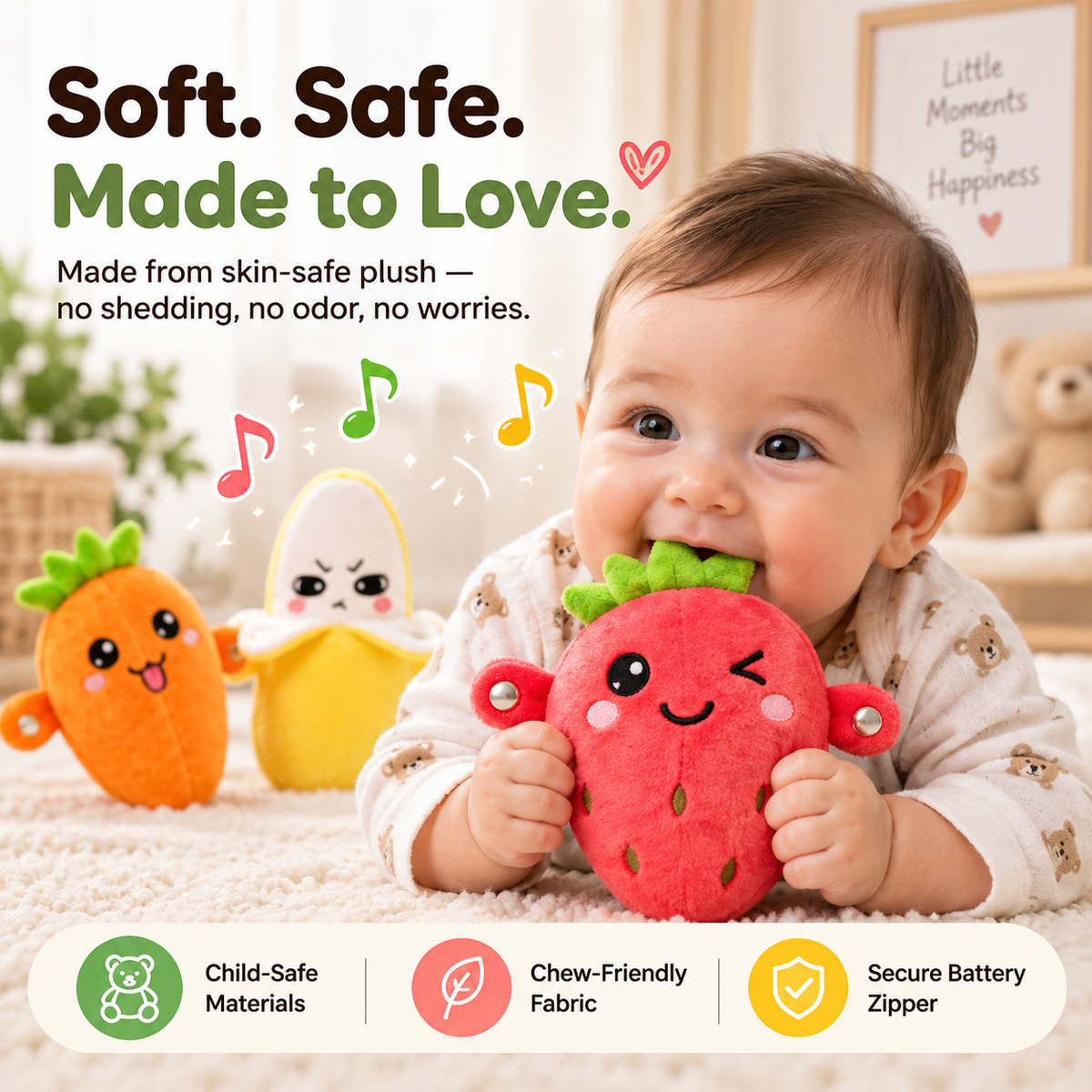 Interactive Music Plush Toy