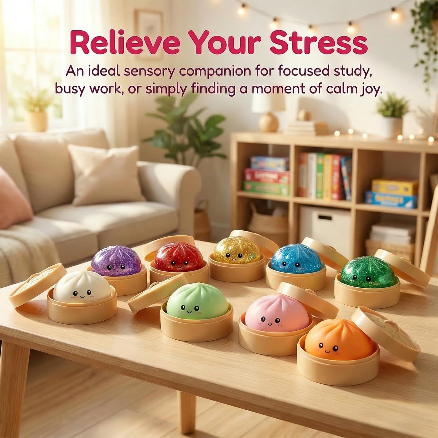 Squishy Dumpling Sensory Squeeze Toy